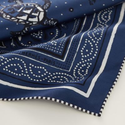 Blue - 55 bandanas - Hermès silk scarves for women | Hermès Carré